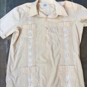 DON ROMERO GUAYABERA XL SHIRT LIKE NEW
